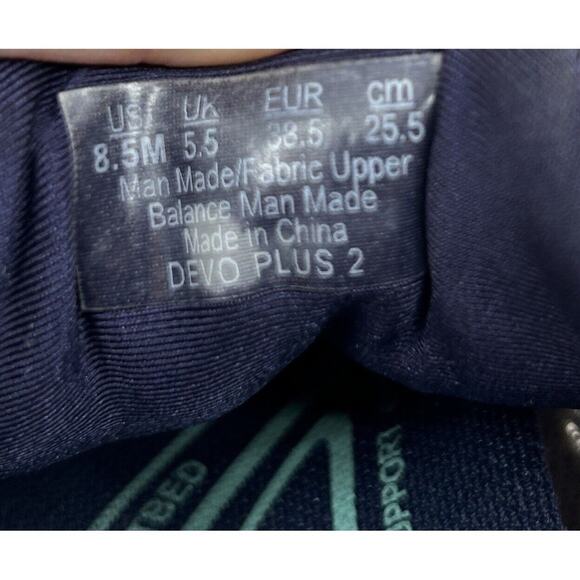 Ryka Sneakers Women's Devo Plus 2 Blue Walking Shoes Lace Up Size 8.5M - Picture 6 of 7